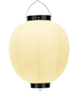 10号丸型提灯 ベージュ